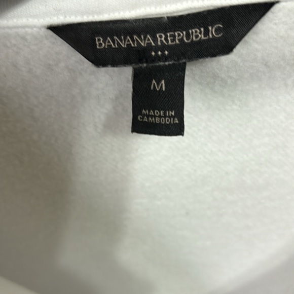 Banana Republic Factory Fleece Polo Sweatshirt - Picture 3 of 5